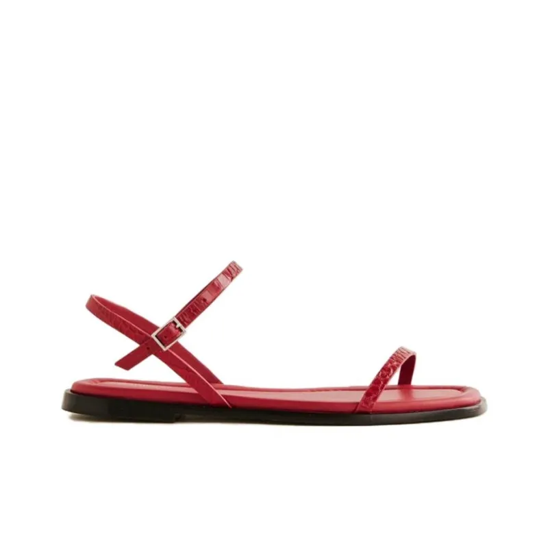 REFORMATION Strap Sandals Women's Red-1