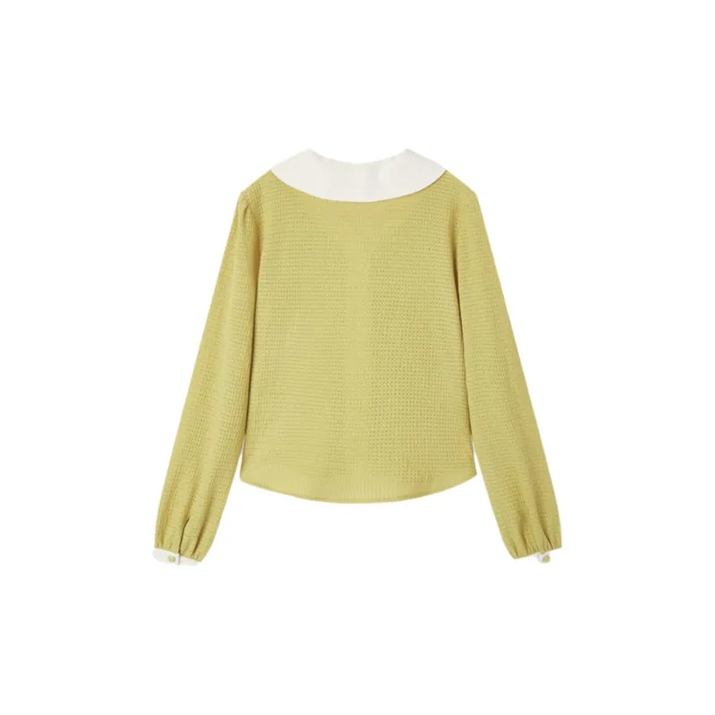EICHITOO Shirt Women's Light Green Trim-1