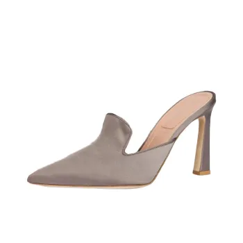 ALBERTA FERRETTI Closed Toe Slippers 9.5cm Women's Gray