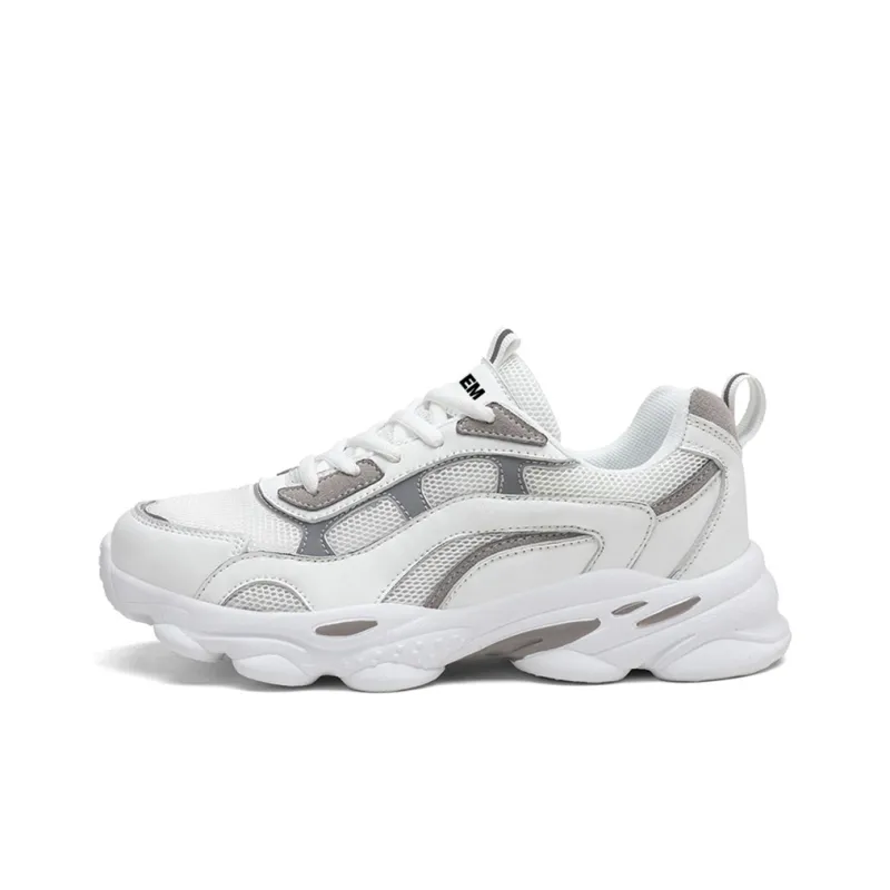 JKEM Wear-resistant Lightweight Breathable And Non-slip. Low-Top Chunky Sneakers Women's-22