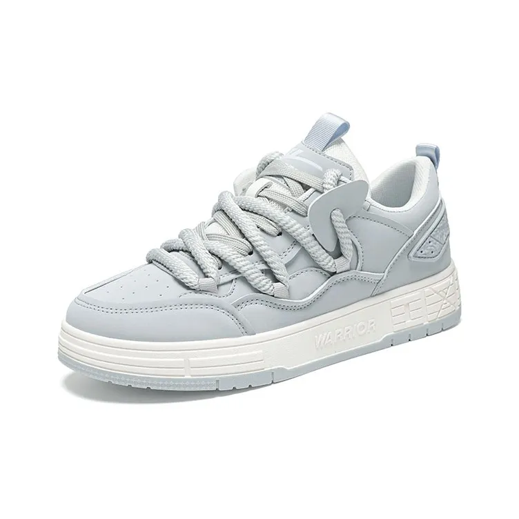 Warrior Height Increasing, Abrasion Resistant, Lightweight, And Breathable Low Top Skateboard Shoes Unisex-38