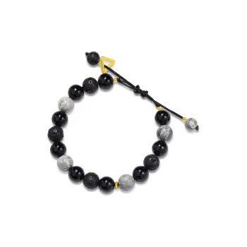 AGOVSKI Obsidian Bracelets Unisex