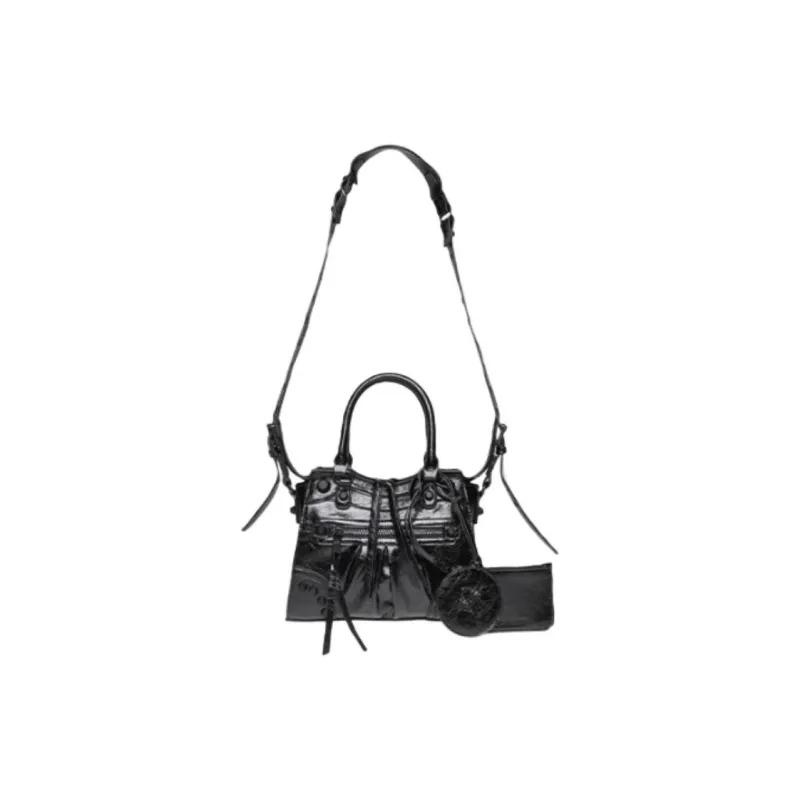 STEVE MADDEN PU Shoulder Bag Crossbody Bag Handbag Medium Size Women's Black/Gray-0