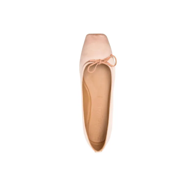Aeyde Square toe Satin Ballerina Shoes Women's-4