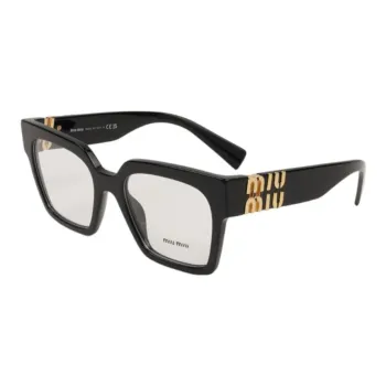 MIU MIU Plastic Square Eyeglass Frames Women's Black