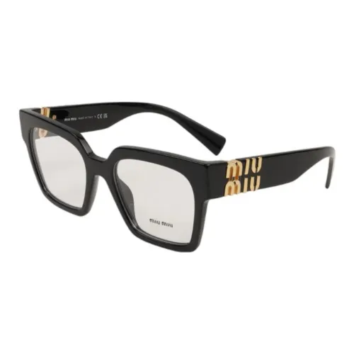 MIU MIU Plastic Square Eyeglass Frames Women's Black