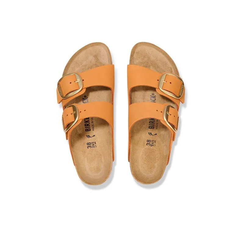 Birkenstock Arizona Slide Slippers Women's Orange Narrow Fit-3