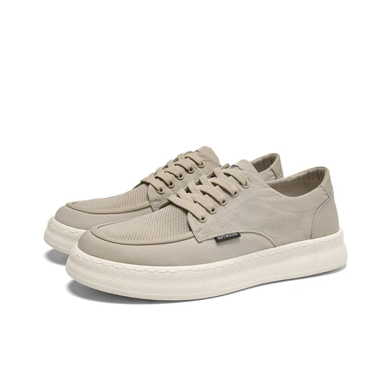 SEPTWOLVES Breathable Height Increasing Coverage Low Top Canvas Shoes Men's-8