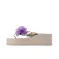 7356 Beige with Purple Floral