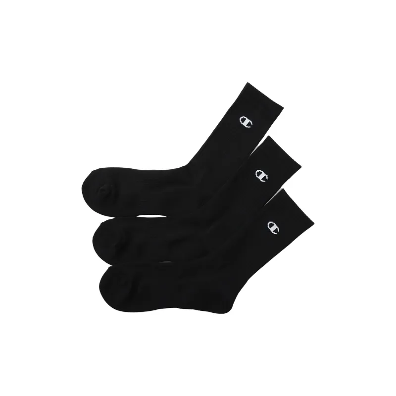 Champion Knee-High Socks Men's 3 Pack Black-0