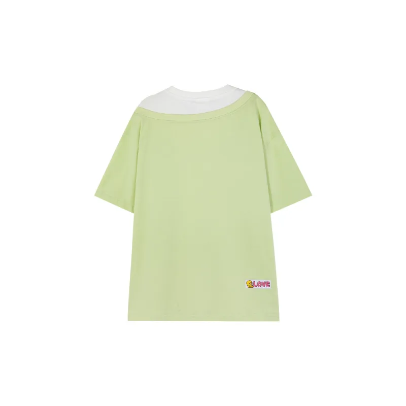 B.Duck T Shirts Women's Green-1