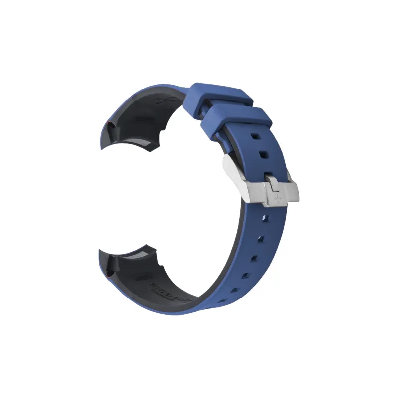 VAGENARI Fluoroelastomer Strap Compatibility For Emperor Sailing Green Bay 41mm M7941A1A0RU Watch Band Unisex-2