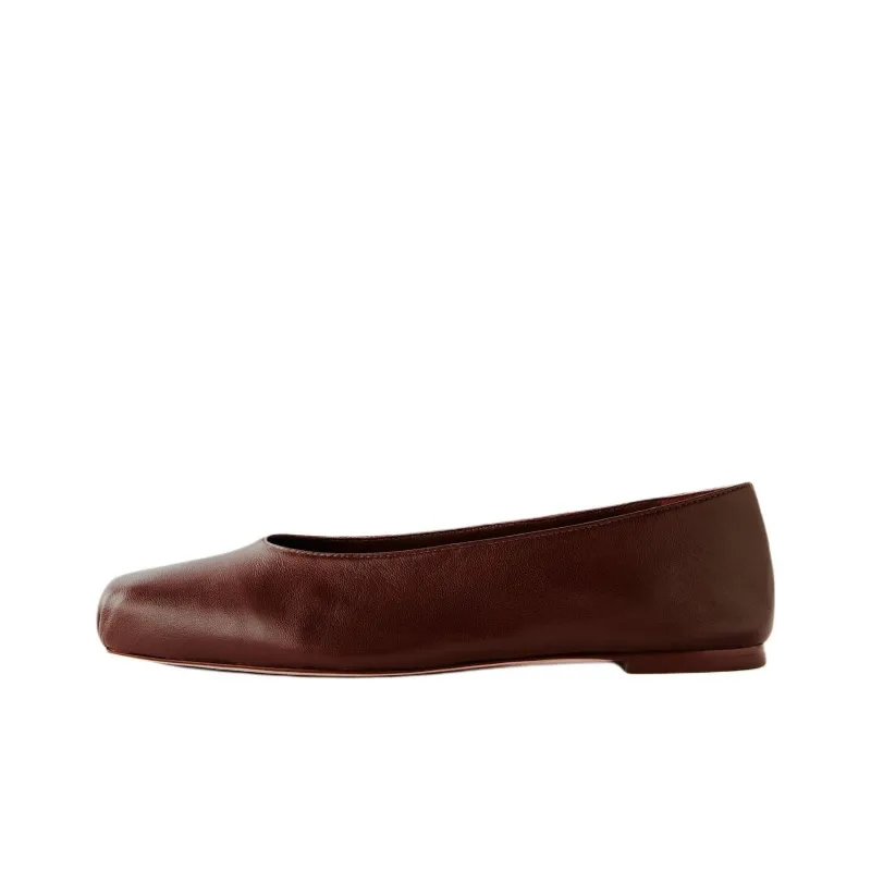 REFORMATION Mikayla Casual Single Shoes Women's Brown-0