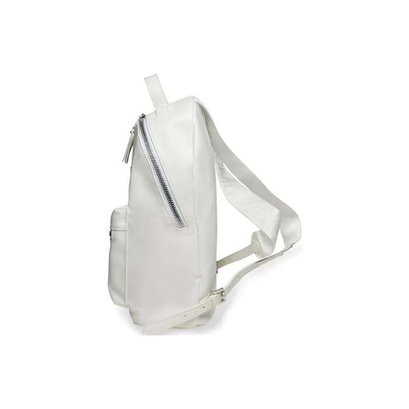 STEVE MADDEN PU Backpack Medium Size Unisex Black/White-6