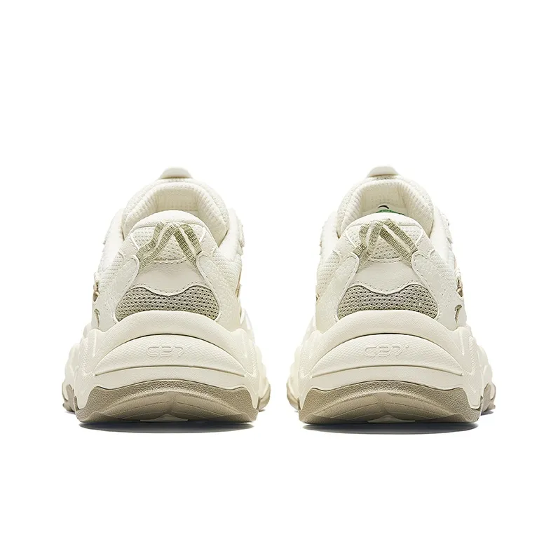 Anta Starlight 2 Breathable Cushioning Wear-Resistant Low-Top Casual Shoes Women's White Brown-3