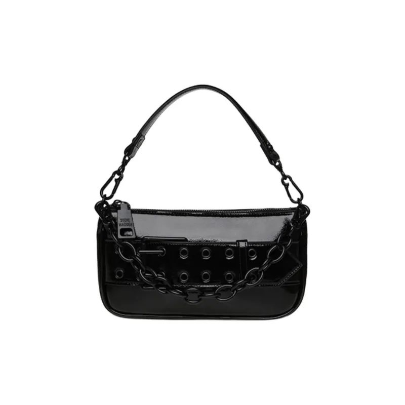 STEVE MADDEN PU Shoulder Bag Crossbody Bag Handbag Small Size Women's Black-5