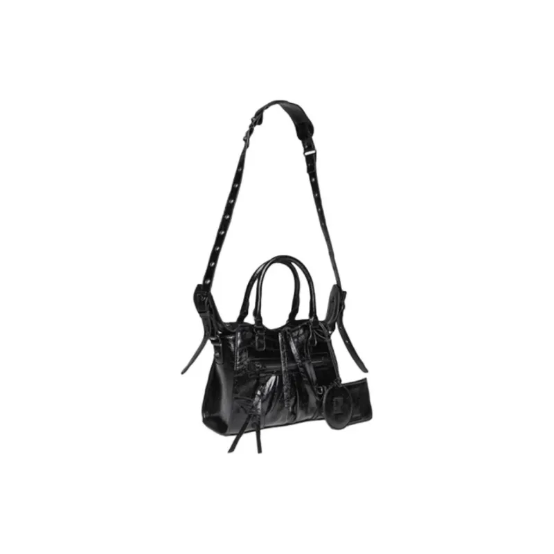 STEVE MADDEN PU Shoulder Bag Crossbody Bag Handbag Medium Size Women's Black/Gray-2