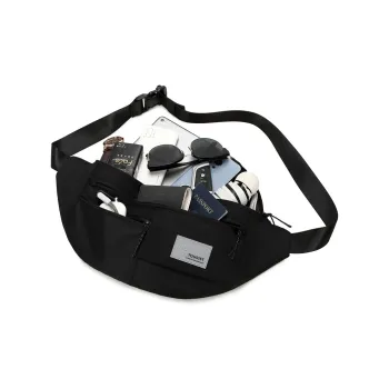 Victorian traveler Sling Bags Black