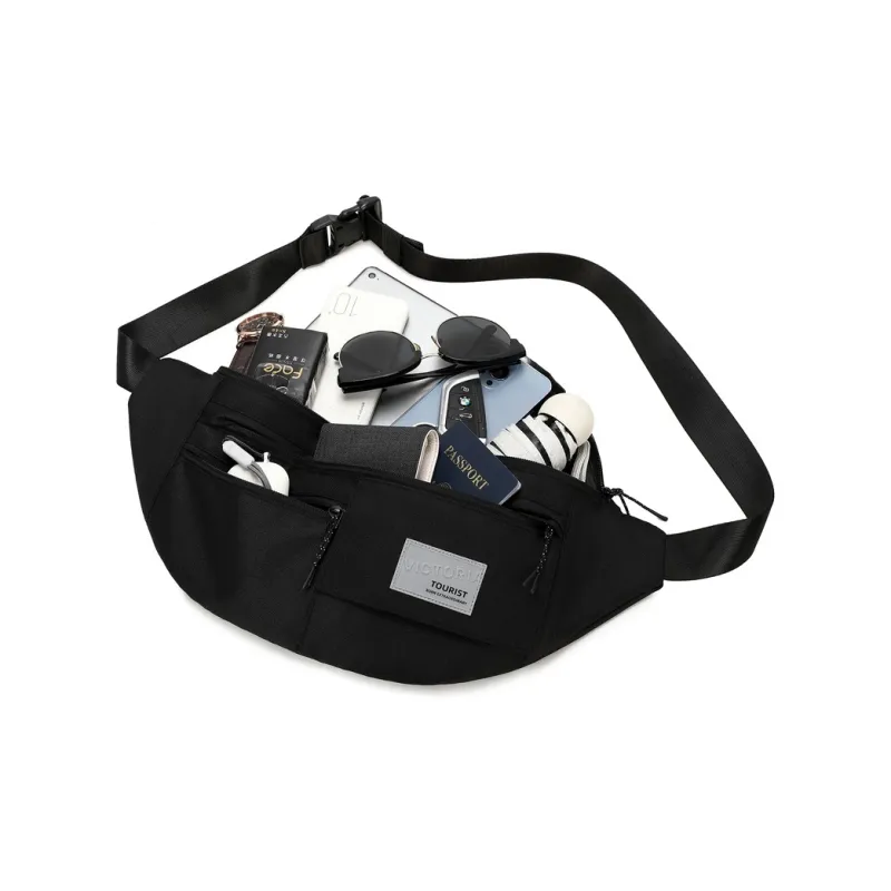 Victorian traveler Sling Bags Black-0