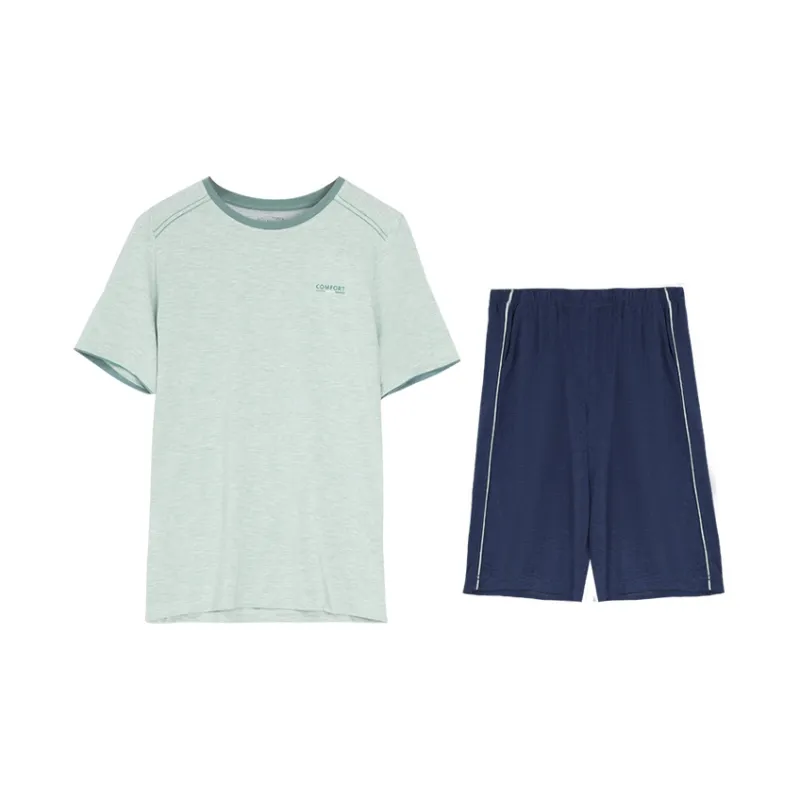 Red Beans At Home Pajama Set Men's-0