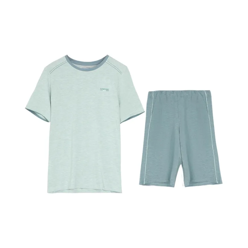 Red Beans At Home Pajama Set Men's-2