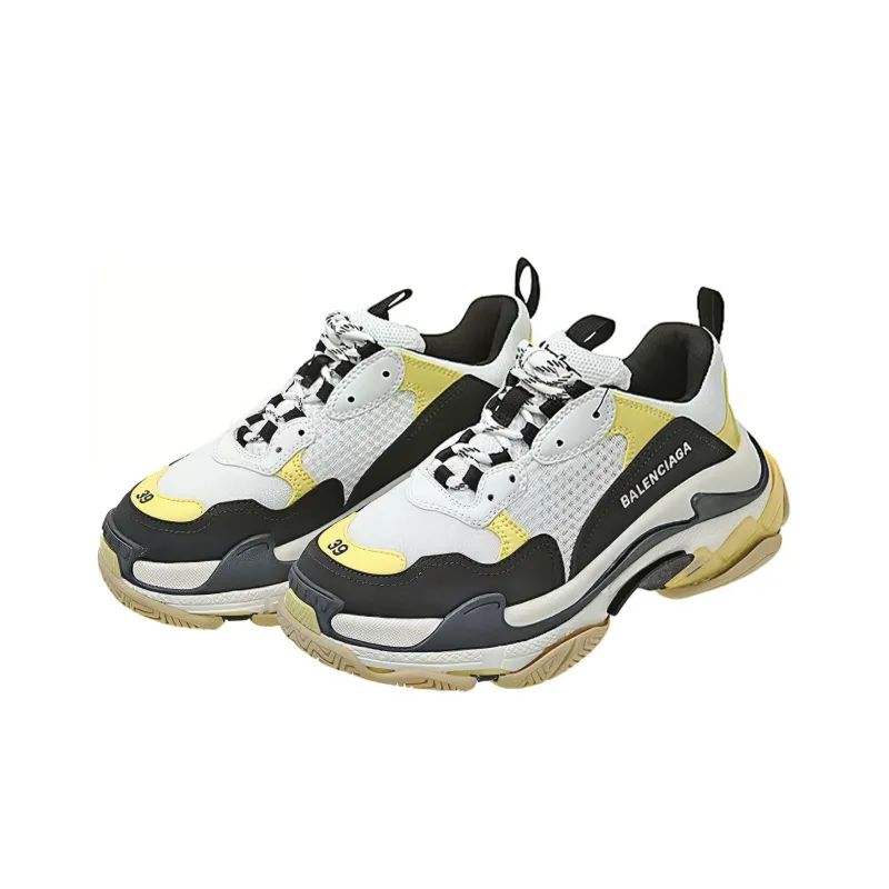 Balenciaga Triple S Sneaker 'Yellow Black'-3
