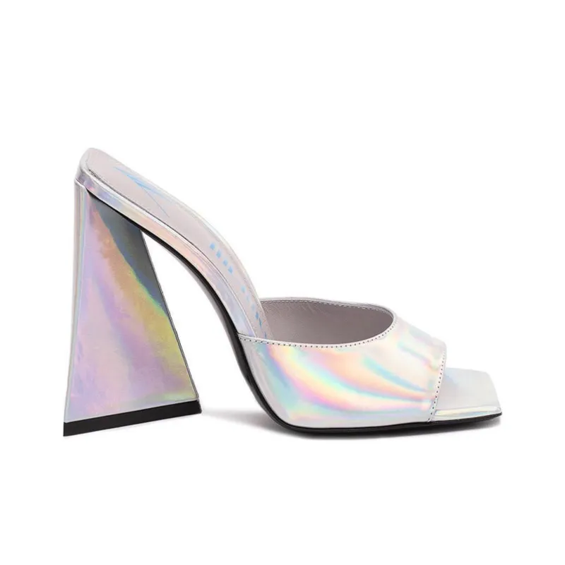 The Attico Devon Square Toe Slip-On Mules Women's-1