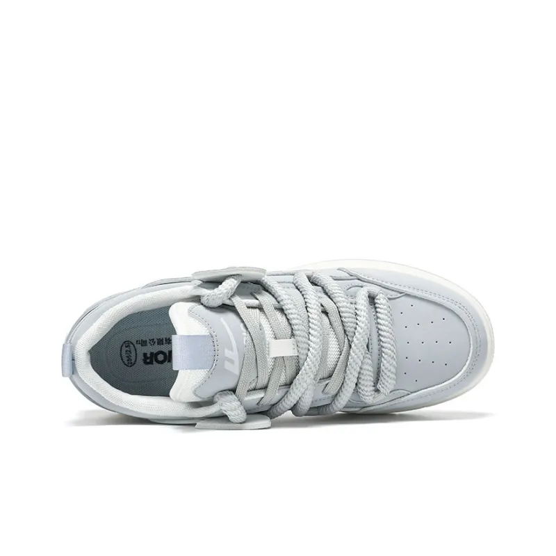 Warrior Height Increasing, Abrasion Resistant, Lightweight, And Breathable Low Top Skateboard Shoes Unisex-40