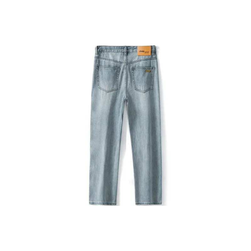Jeep SS24 Jeans Unisex Tea Dyed Blue-1