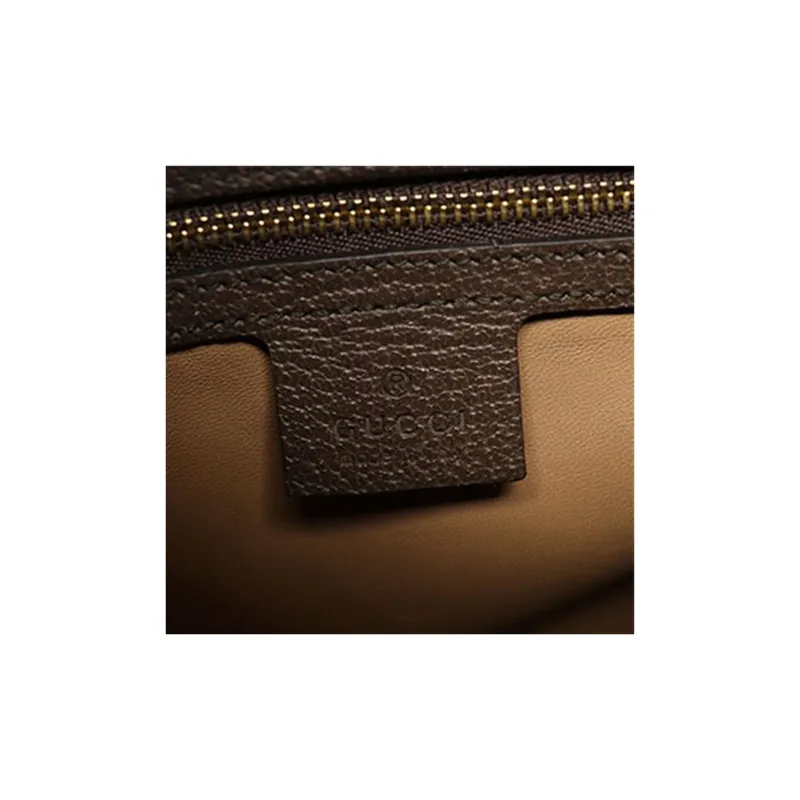 GUCCI Diana Canvas With Leather Canvas Bag Shoulder Bag Crossbody Bag Handbag Medium Size Women's Brown-7