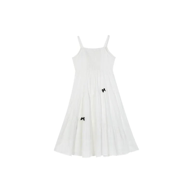 B.Duck Slip Dresses Women's White-1