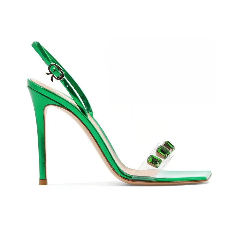 GIANVITO ROSSI Ribbon Candy 105mm Sandals-1