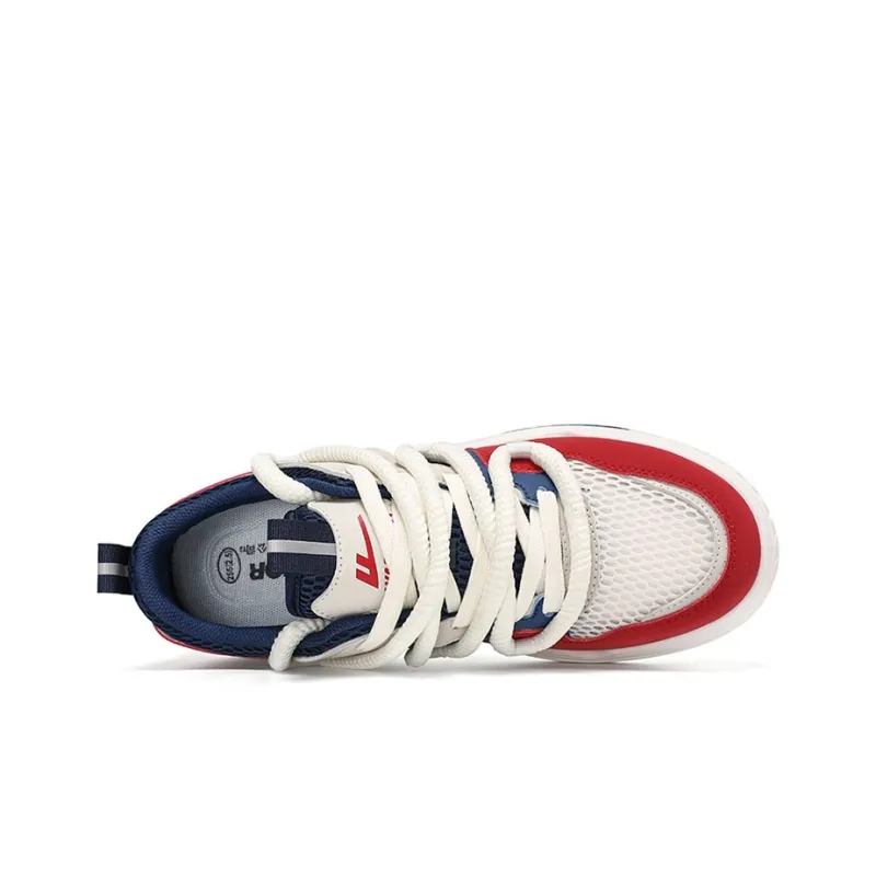 Warrior Height Increasing, Abrasion Resistant, Lightweight, And Breathable Low Top Skateboard Shoes Unisex-65