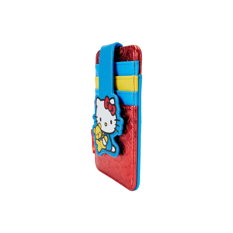 Sanrio Loungefly 50th Anniversary Commemoration, Collaboration Vegan Leather Card Holder Regular Women's Red-1