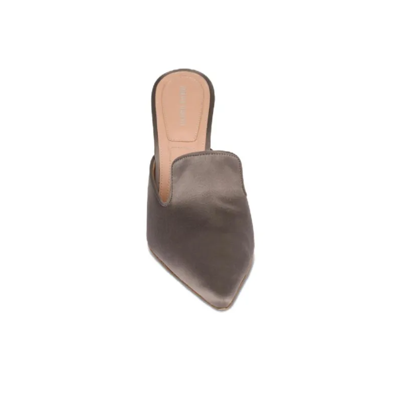 ALBERTA FERRETTI Closed Toe Slippers 9.5cm Women's Gray-4
