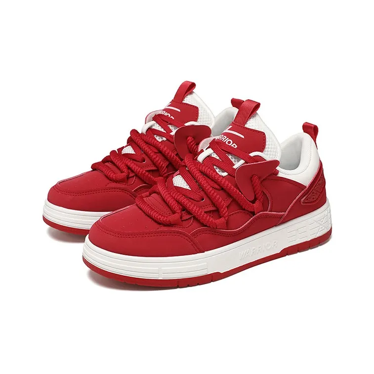 Warrior Height Increasing, Abrasion Resistant, Lightweight, And Breathable Low Top Skateboard Shoes Unisex-32