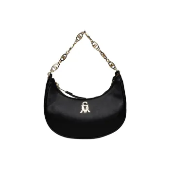 STEVE MADDEN PU Leather Crossbody One Shoulder Handbags Medium Size Women's Black/Pink