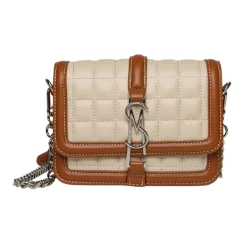STEVE MADDEN PU Shoulder Bag Crossbody Bag Small Size Women's Black/Gold/Camel/Apricot