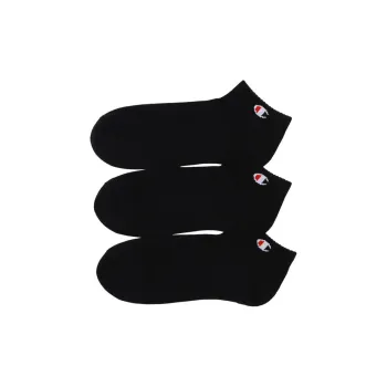 Champion SS24 Ankle Socks Men's 3 Pack Black
