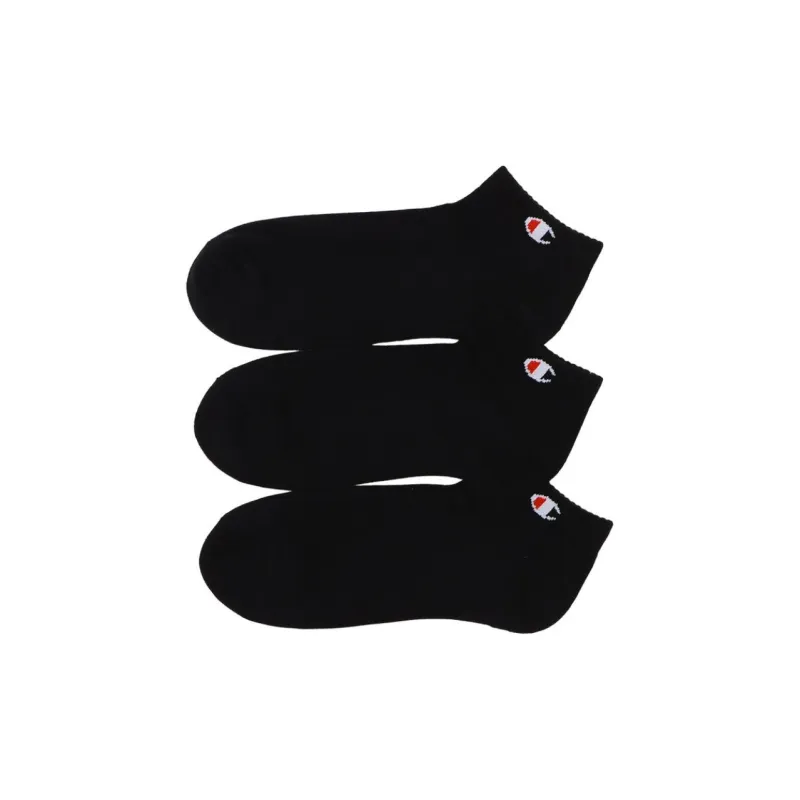 Champion SS24 Ankle Socks Men's 3 Pack Black-0