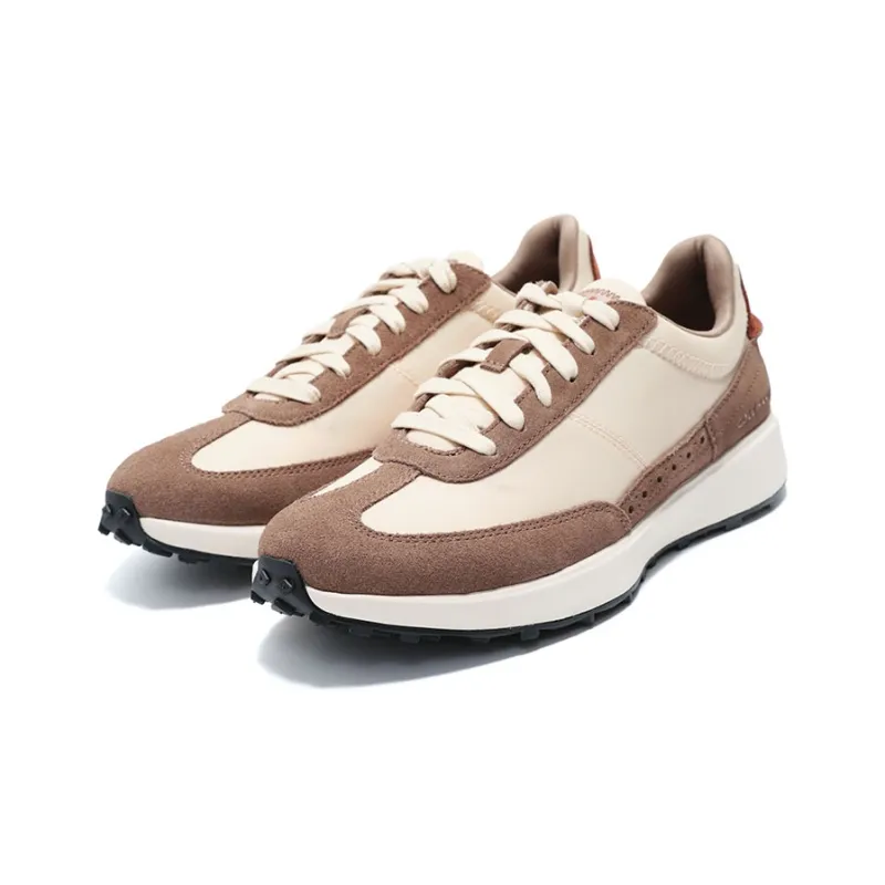 COLE HAAN Cushioned Slip Resistant Breathable Lightweight Low Top Running Shoes Men's Brown-1
