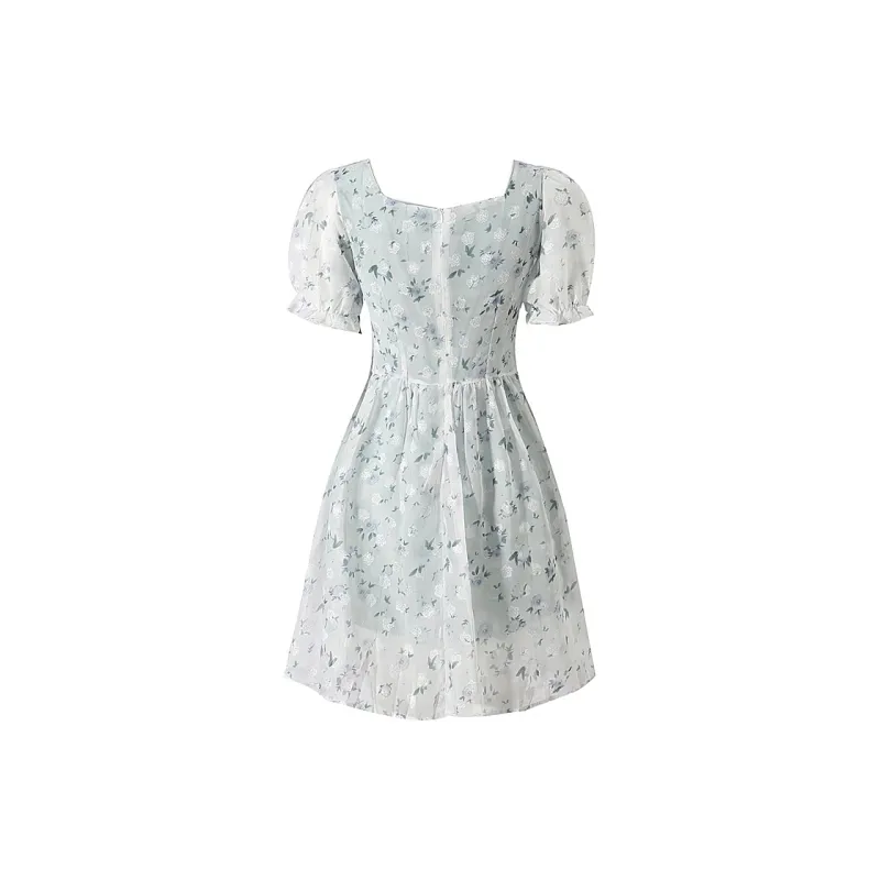 JOSR Short Sleeved Dresses Women's Floral-1