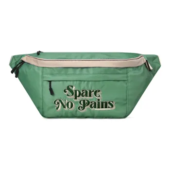 Spare No Pains. Crossbody Bag, Shoulder Bag, Sling Bag, Fanny Pack Unisex Army Green