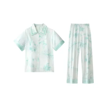 Gongdie Pajama Set Women's Turquoise