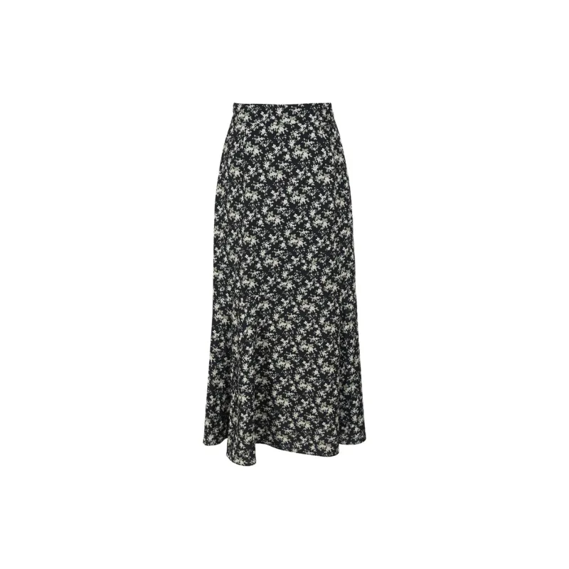 3COLOUR Casual Long Skirt Women's-1