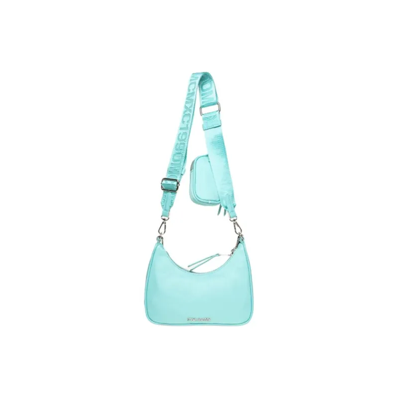 STEVE MADDEN Nylon With Polyester Portable Crossbody Bag Shoulder Bag Medium Size Women's Rose Red/Light Green-7