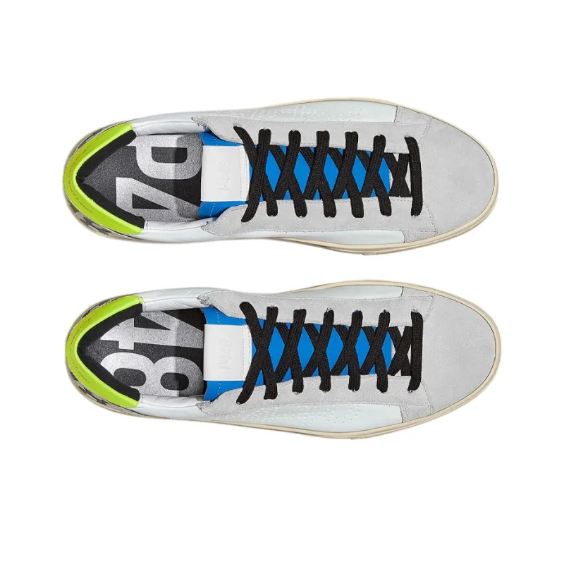 P448 Jack Sweden Low-Top Skateboard Shoes Men's White-3