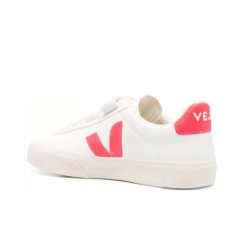 VEJA Slip-Resistant Low-Top Skateboard Shoes Women's Pink White-3