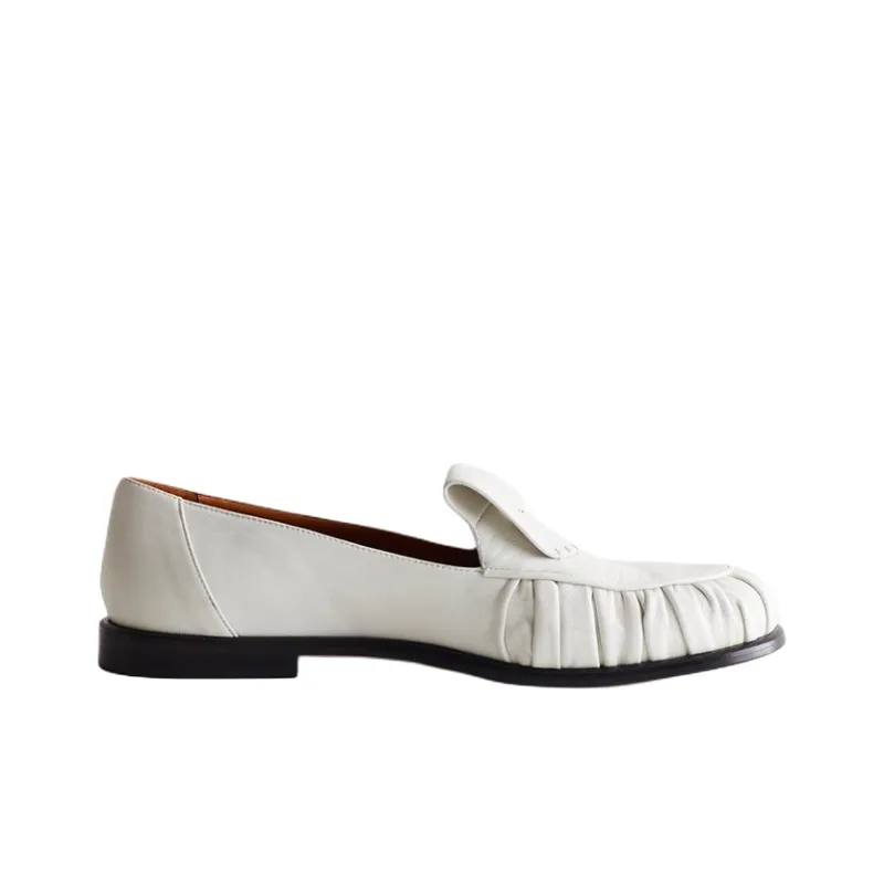 TIBI Steve Loafers Women's White-1