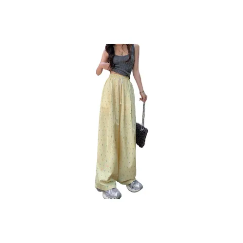 Rose Casual Pants Women's Lemon